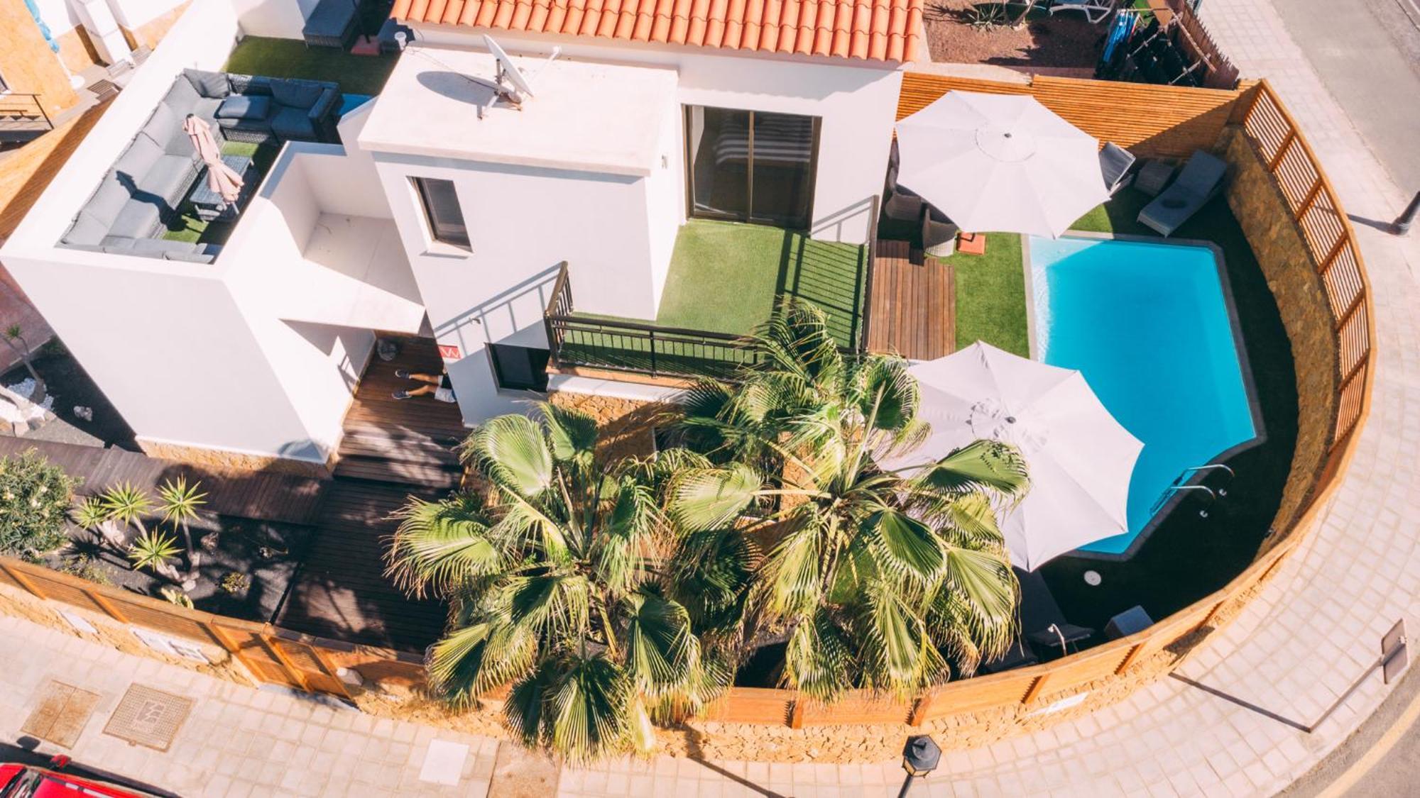 Paradise Beach House: Piscina Privada, Playa 100M Corralejo Luaran gambar