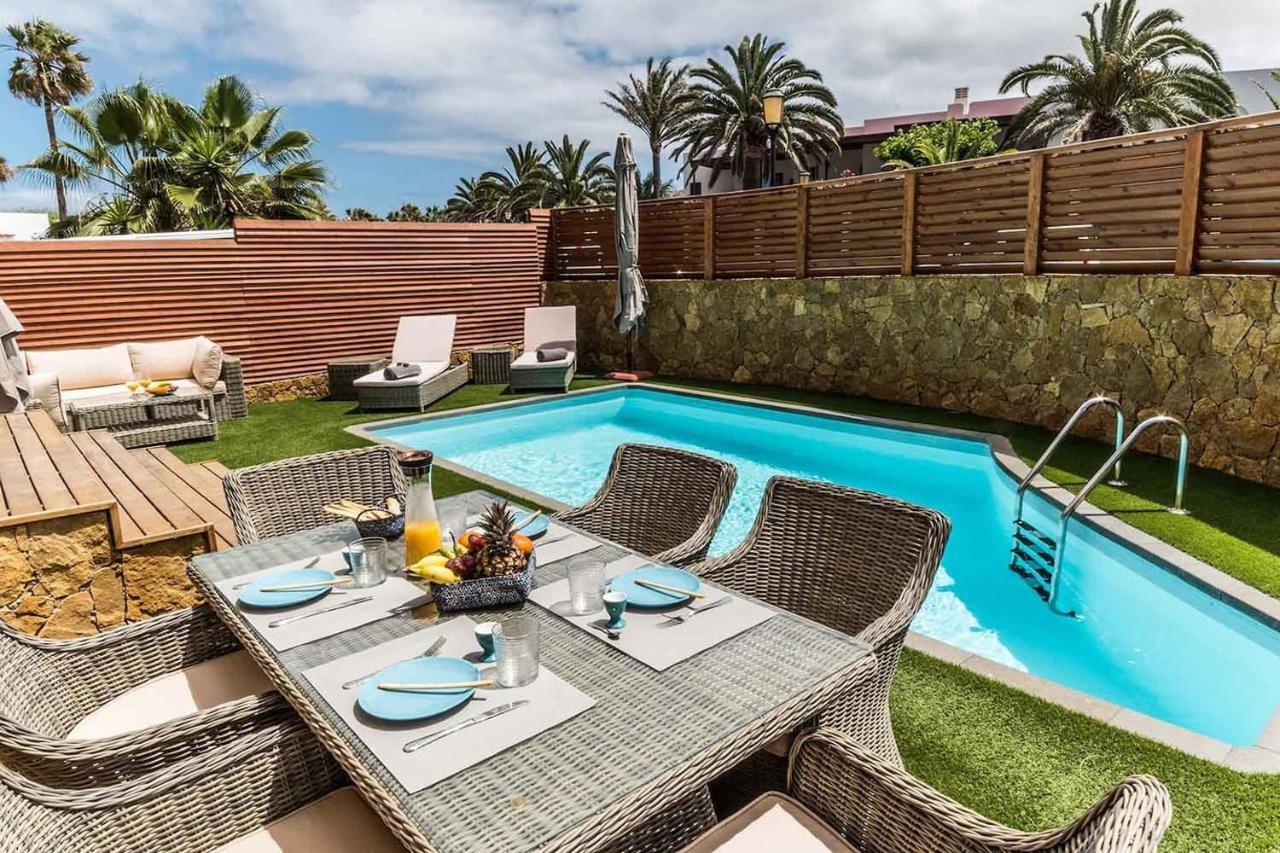 Paradise Beach House: Piscina Privada, Playa 100M Corralejo Luaran gambar
