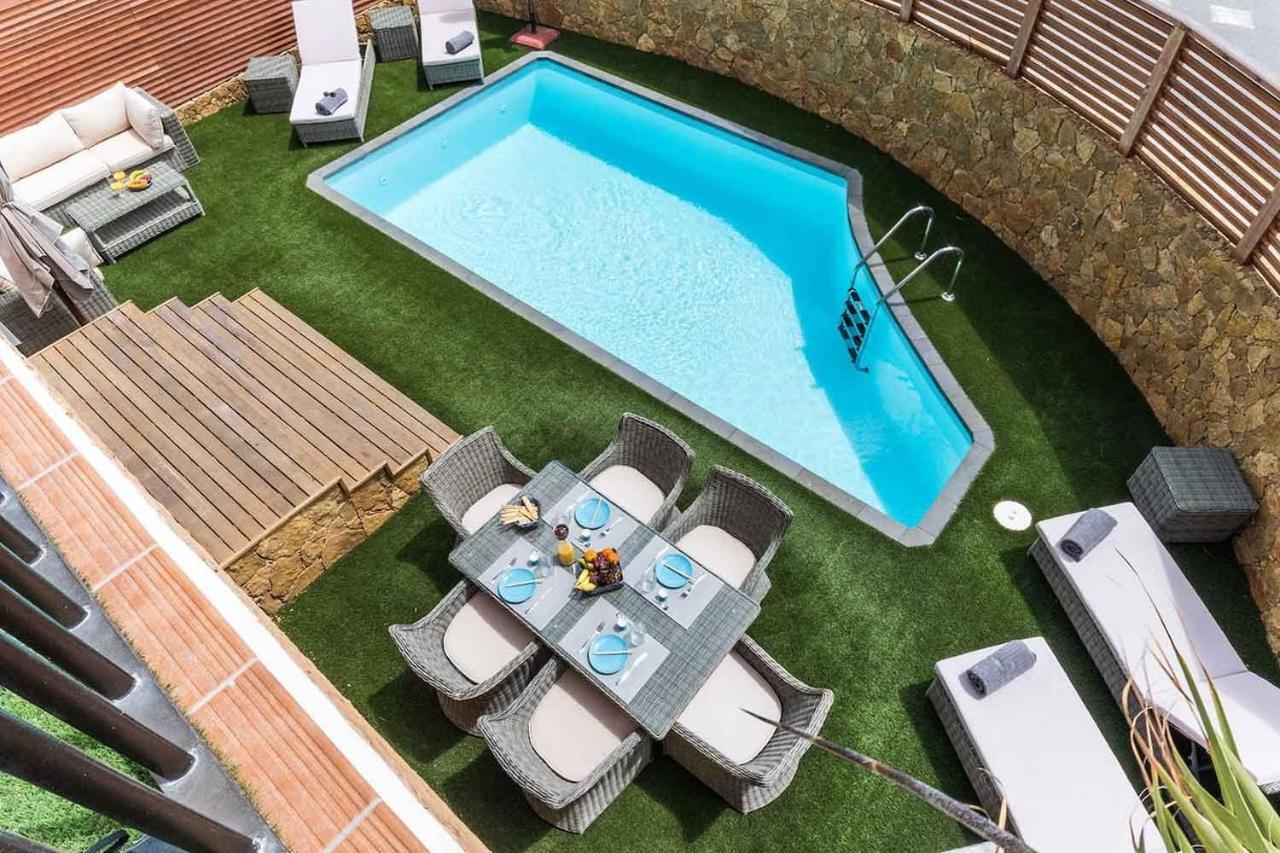 Paradise Beach House: Piscina Privada, Playa 100M Corralejo Luaran gambar